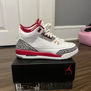 Jordan 3 Cardinal Red